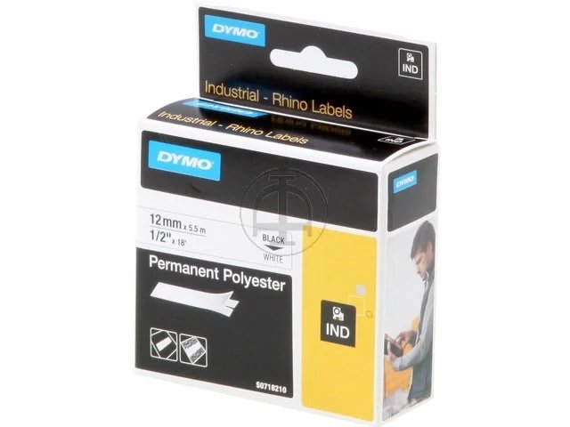 DYMO 18483 DYMO IND Label tape 12mm black