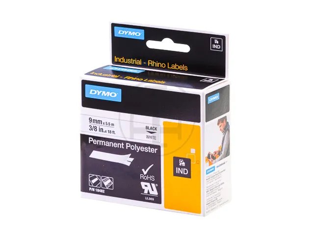 [914181440137] DYMO 18482 DYMO IND Label tape 9mm black