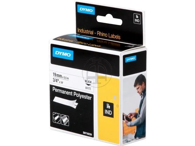 [914181440138] DYMO 18484 DYMO IND Label tape 19mm black