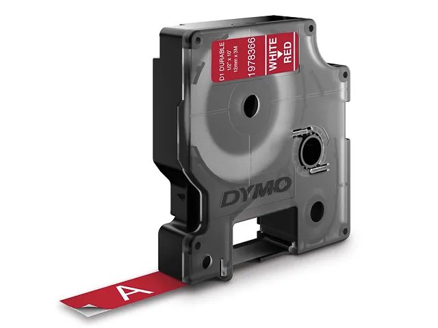 [914181440306] DYMO 1978366 DYMO D1 Label tape 12mm red