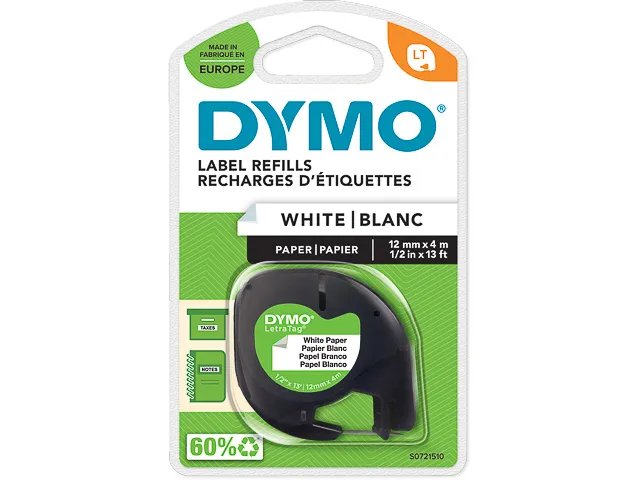 DYMO S0721510 DYMO Label tape 12mm black