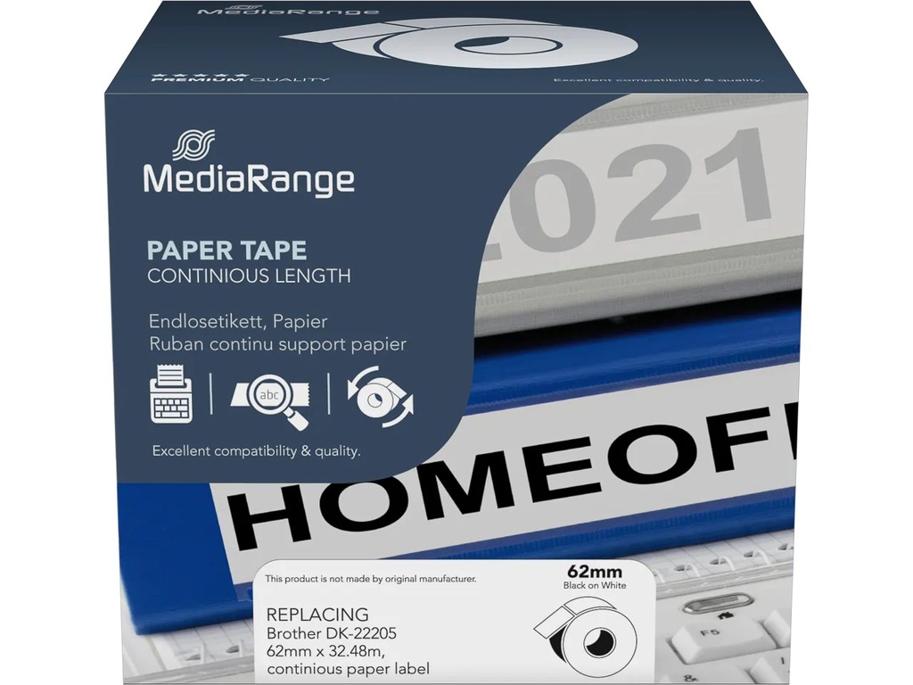 [914604440002] MEDIARANGE MRBDK22205 MEDIARANGE BROTHER DK22205