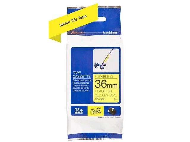 [914005440713] BROTHER TZEFX661 BROTHER PT Label tape 36mm