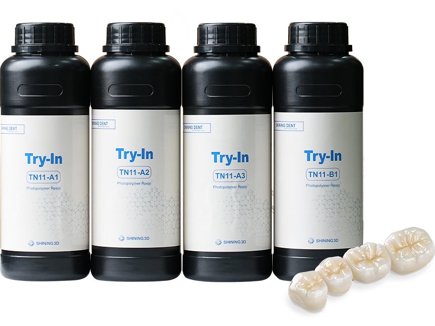 [109752440032] SHINING 3D DENTAL TRY-IN RESIN TN11 A2 0,5kg