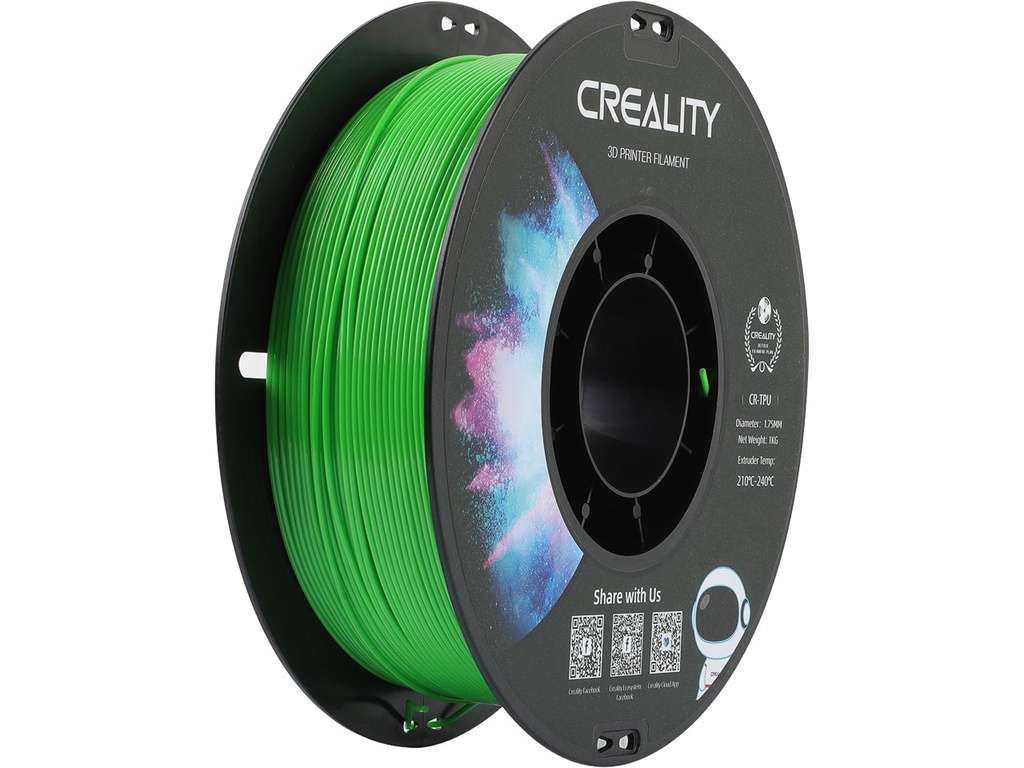 [109894440138] CREALITY TPU-95A 1,75mm GREEN 1kg