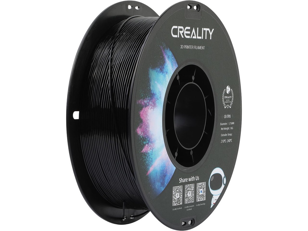 [109894440142] CREALITY TPU-95A 1,75mm BLACK 1kg