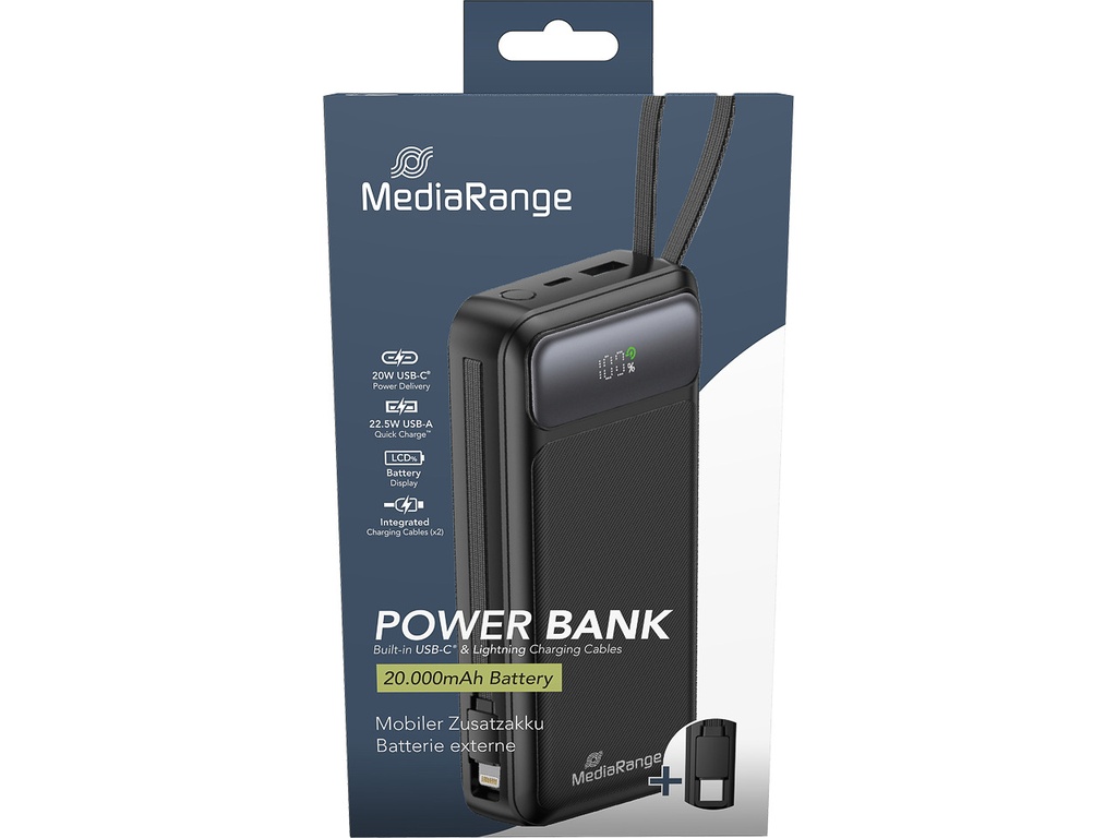 MEDIARANGE MRMA756 MEDIARANGE Powerbank Accu 3,7 V