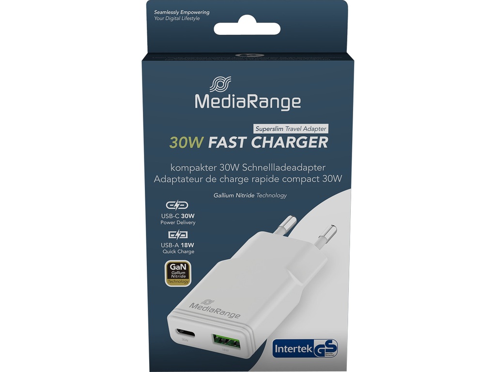 [415604440018] MEDIARANGE MRMA125 MEDIARANGE adapter fast charger