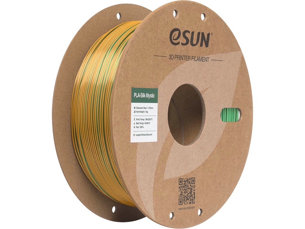 [109866440351] ESUN EPLA-SILK MYSTIC 1,75mm GOLD GRN BLK 1kg