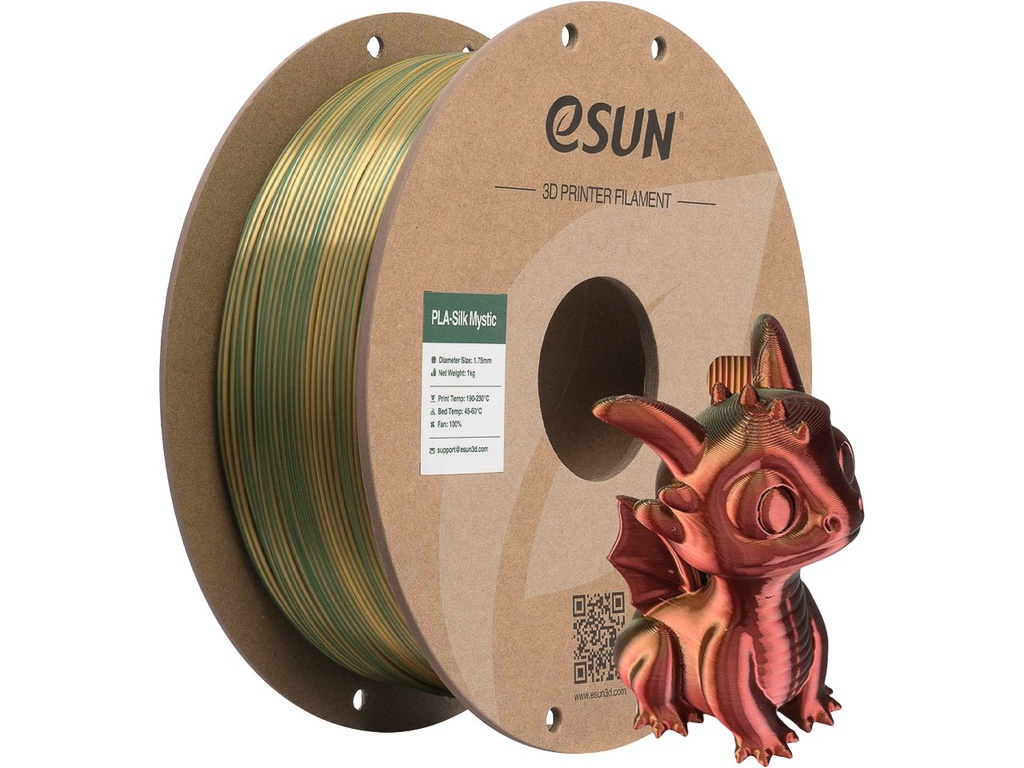 [109866440353] ESUN EPLA-SILK MYSTIC 1,75mm GOLD RED GRN 1kg