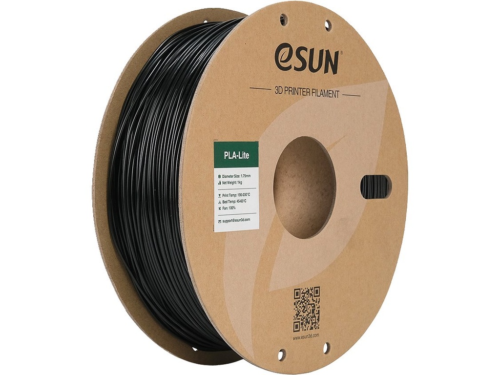 [109866440355] ESUN EPLA-LITE 1,75mm BLACK 1kg