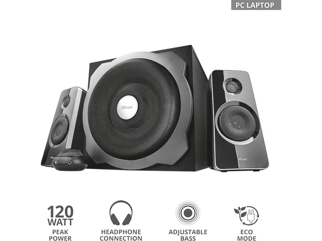 TRUST TRUST TYTAN 2.1 SPEAKER SET BLACK