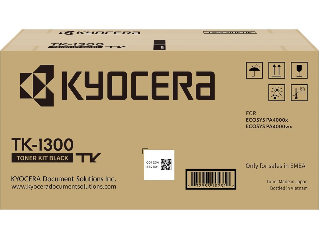 [120033443293] KYOCERA 1T0C150NL1 KYOCERA TK1300 Ecosys toner