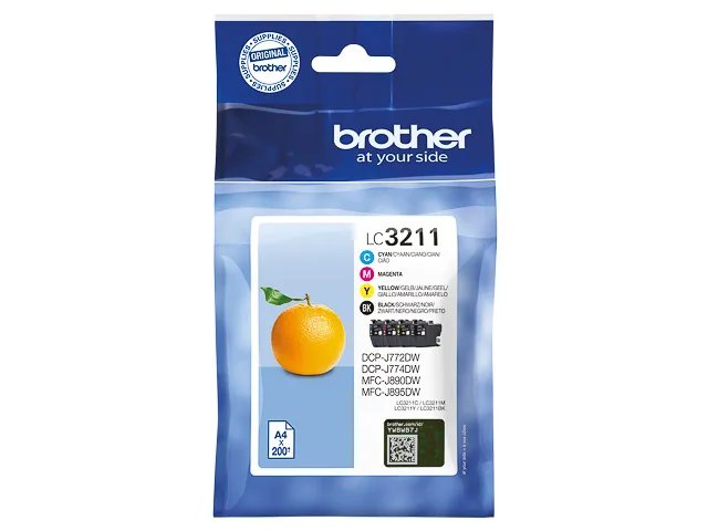 [170005440202] BROTHER LC3211VALDR BROTHER DCP/MFC ink (4) cmyk