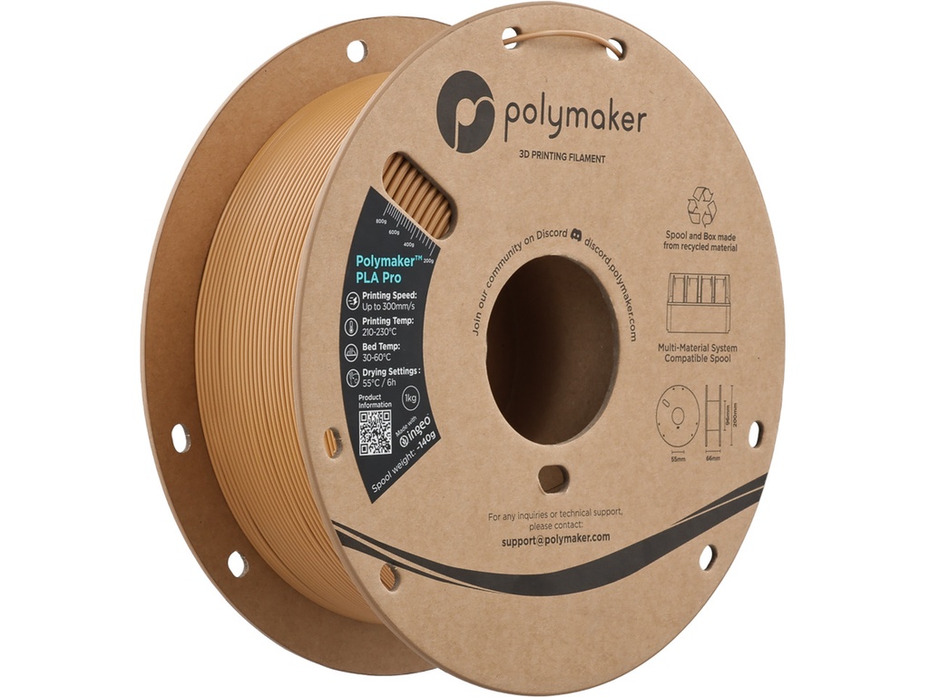 [109423440485] POLYMAKER PLA PRO 1,75mm HS TOUGH ARMY BEIGE 1kg