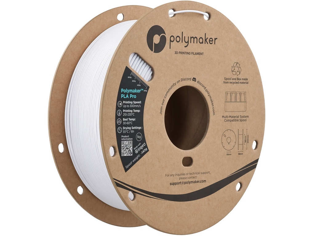 [109423440489] POLYMAKER PRO 1,75mm HS TOUGH GOLD WHITE 1kg