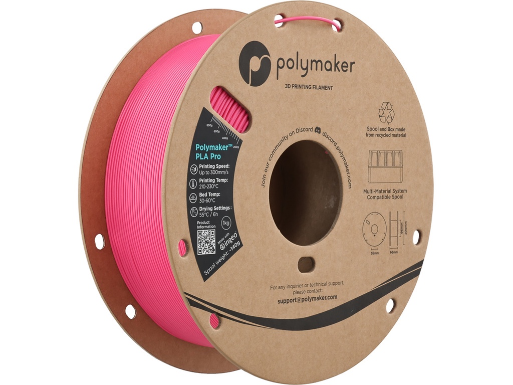 POLYMAKER PLA PRO 1,75mm HS TOUGH MAGENTA 1kg