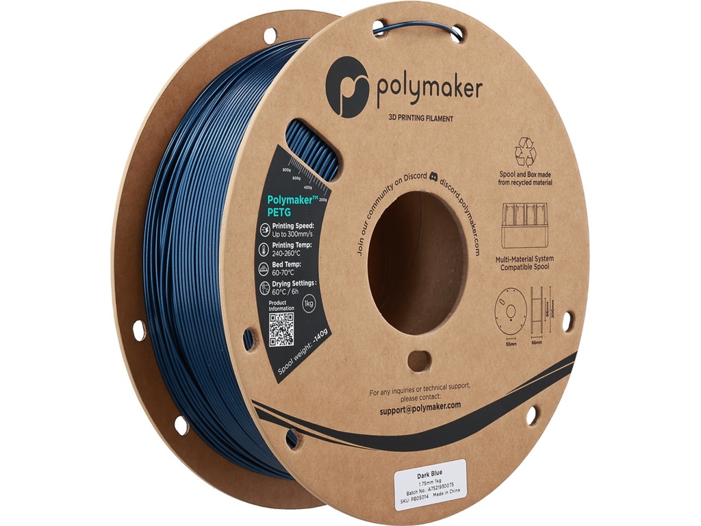 [109423440552] POLYMAKER PETG 1,75mm DARK BLUE 1kg