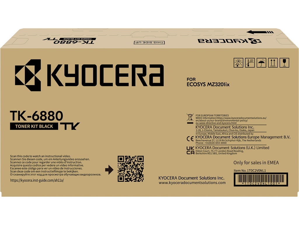 [120033443297] KYOCERA 1T0C2V0NL1 KYOCERA TK6880 Ecosys toner