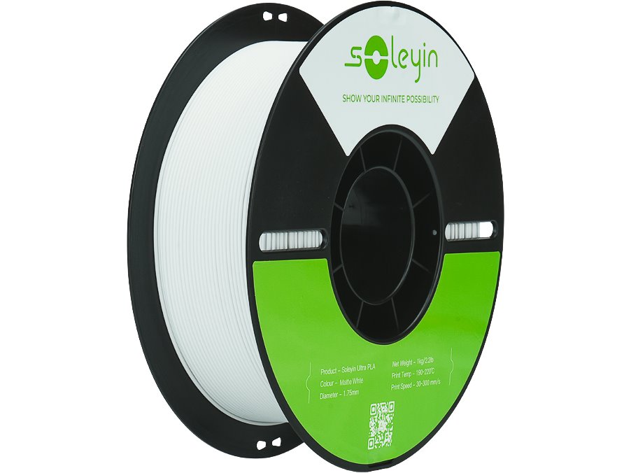 CREALITY SOLEYIN ULTRA PLA 1,75mm WHITE (2) 1kg