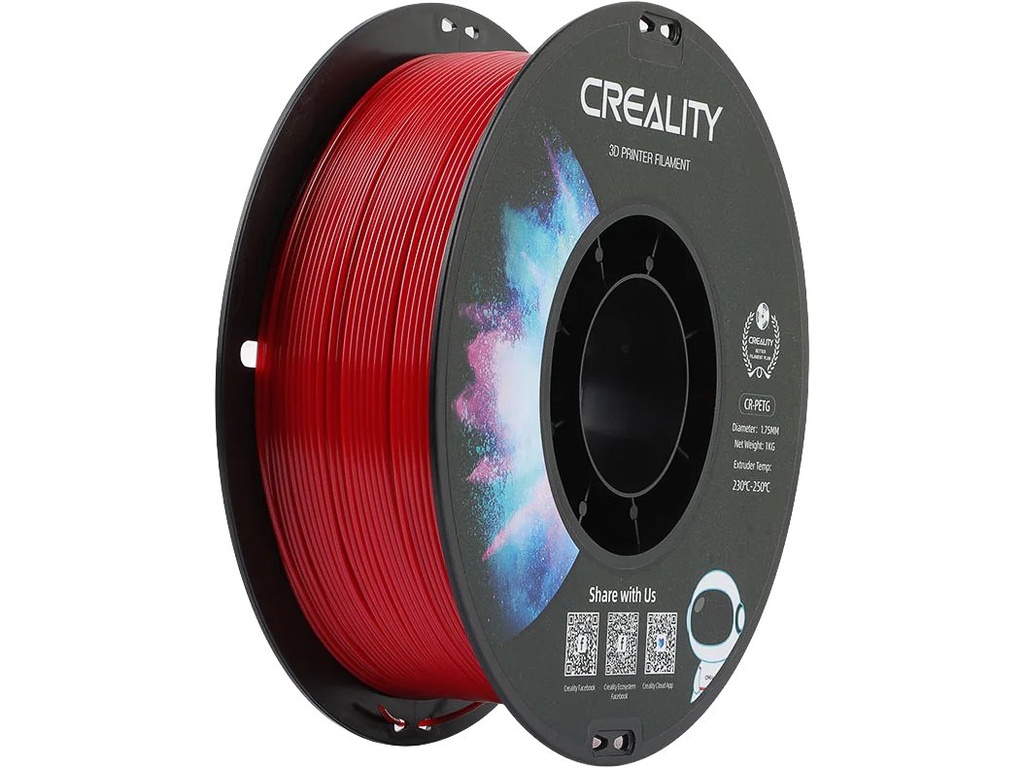 CREALITY PETG 1,75mm RED 1kg REFILL