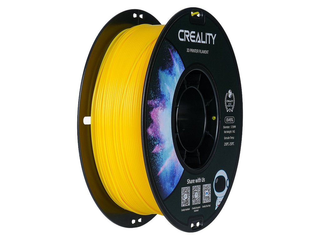 CREALITY PETG 1,75mm YELLOW 1kg REFILL