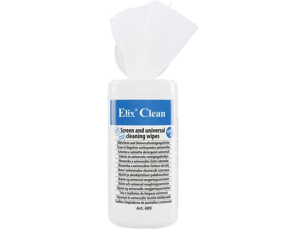 [320576990007] ELIX CLEAN 489100 ELIX CLEAN cleaning wipe (100)