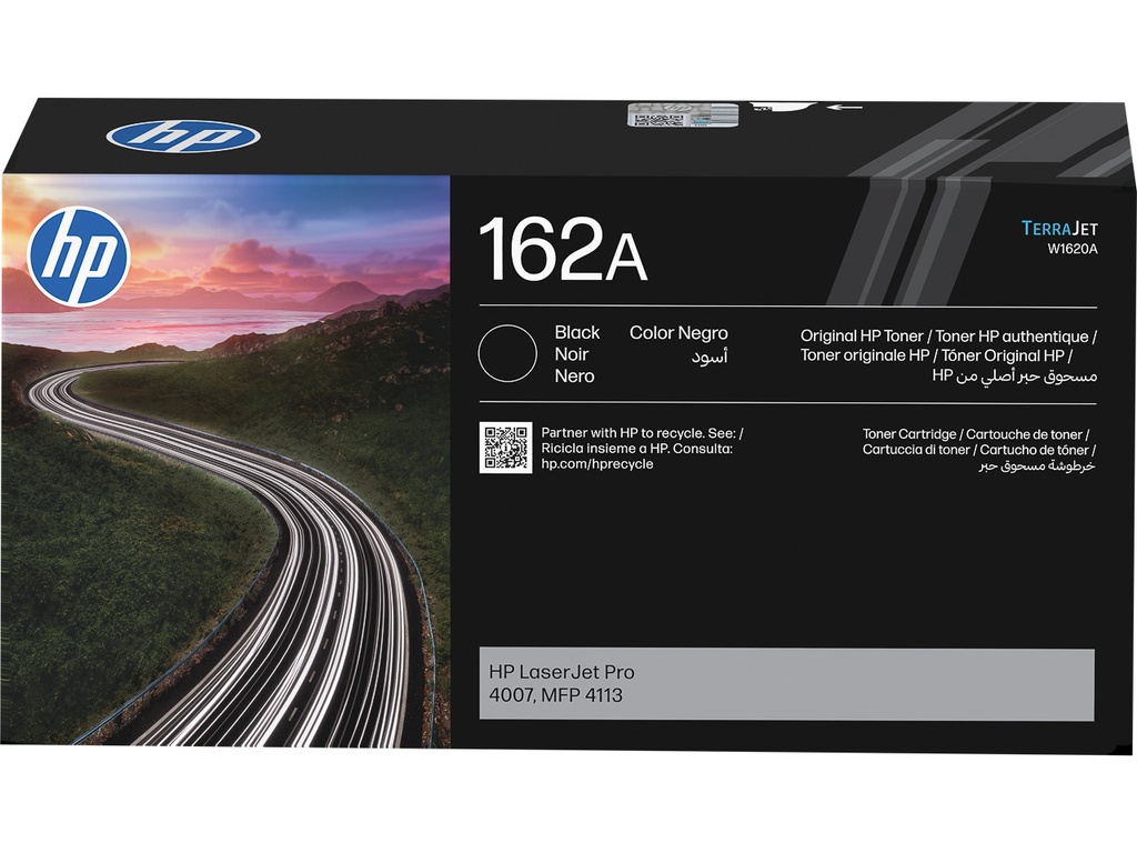 HEWLETT PACKARD W1620A HP 162A LJ toner black ST 3000