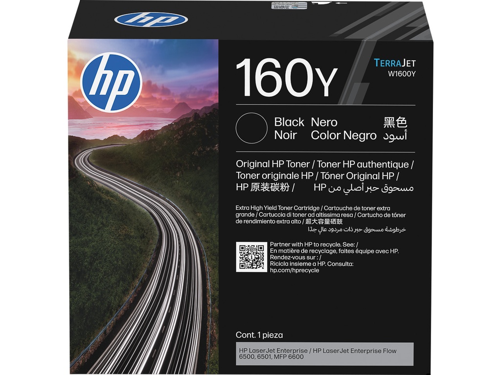 HEWLETT PACKARD W1600Y HP 160Y LJ toner black UHC 38.000