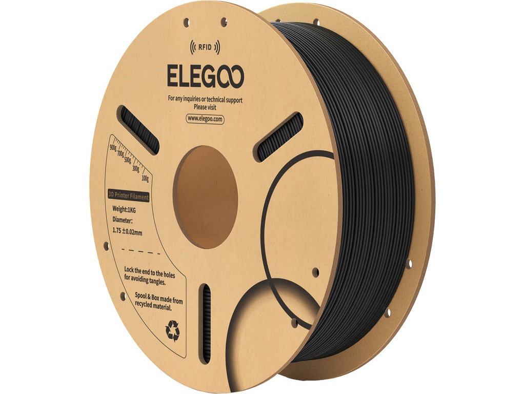 ELEGOO PLA RFID 1,75mm BLACK 1kg