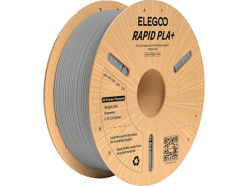 ELEGOO RAPID PLA+ 1,75mm GREY 1kg