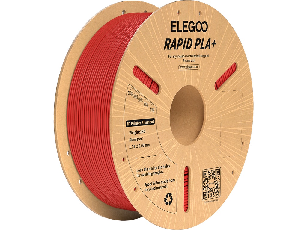 ELEGOO RAPID PLA+ 1,75mm RED 1kg