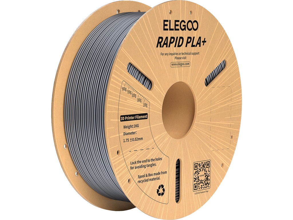 ELEGOO RAPID PLA+ 1,75mm SILVER 1kg