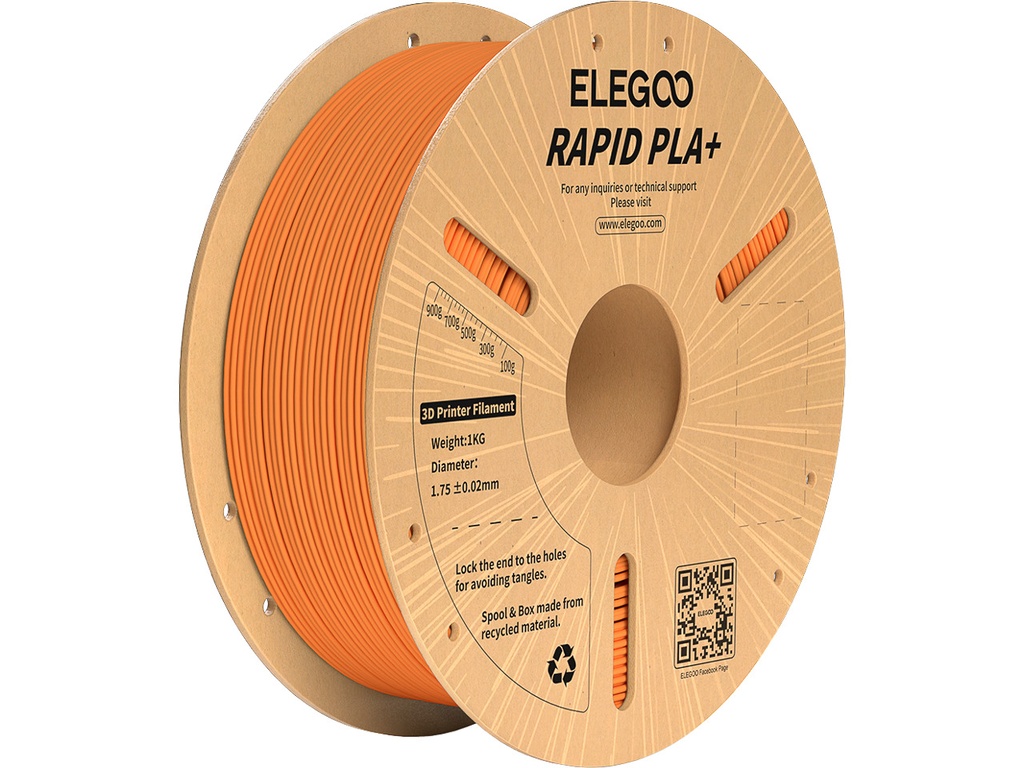 ELEGOO RAPID PLA+ 1,75mm ORANGE 1kg