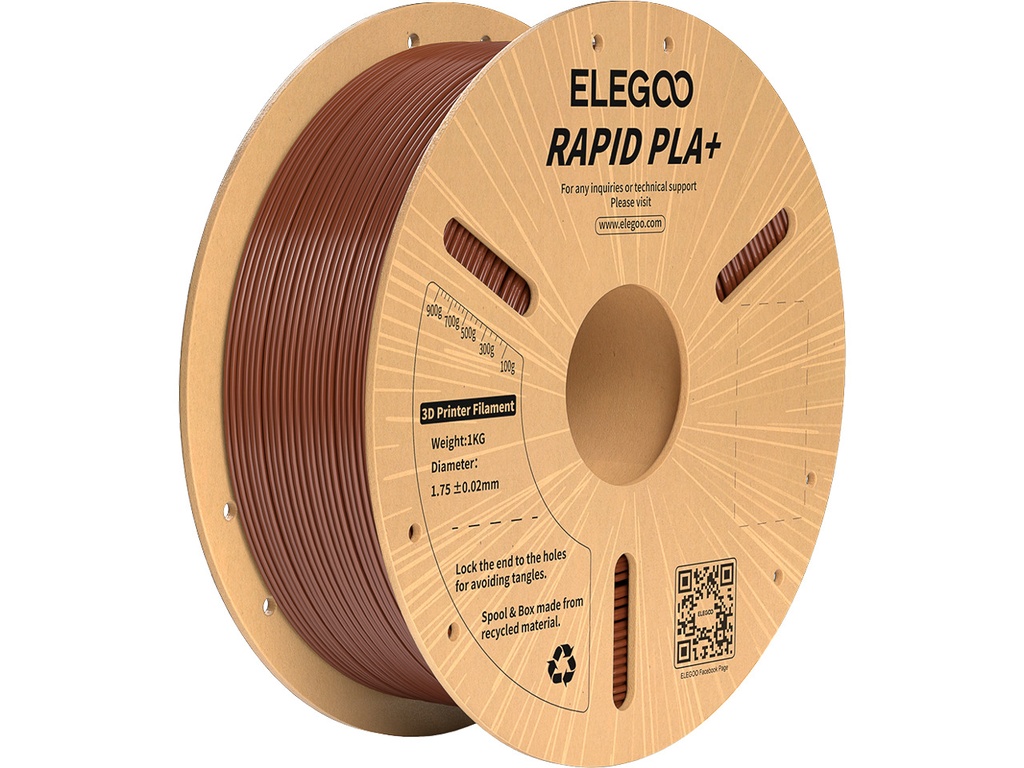 ELEGOO RAPID PLA+ 1,75mm BROWN 1kg
