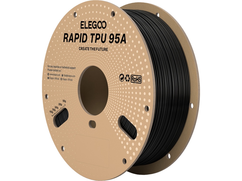 ELEGOO RAPID TPU95A 1,75mm BLACK 1kg
