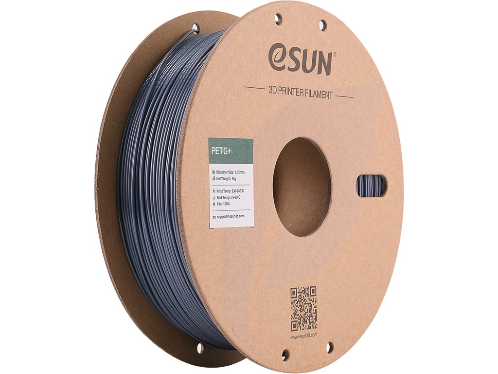 ESUN PETG+ 1,75mm GREY 1KG PAPER ROLL