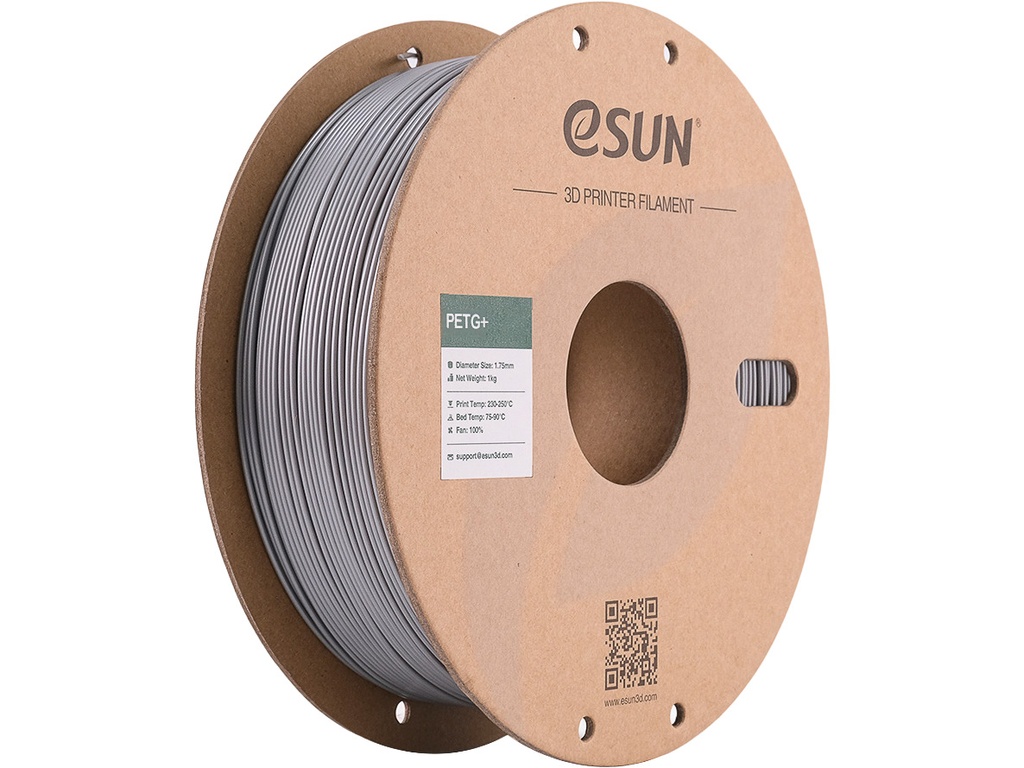 ESUN PETG+ 1,75mm SILVER 1KG PAPER ROLL