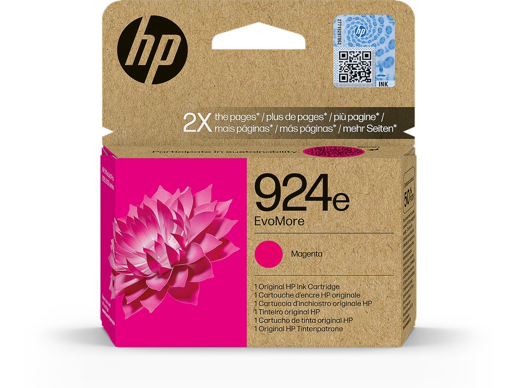 HP 924e EvoMore originele magenta inktcartridge