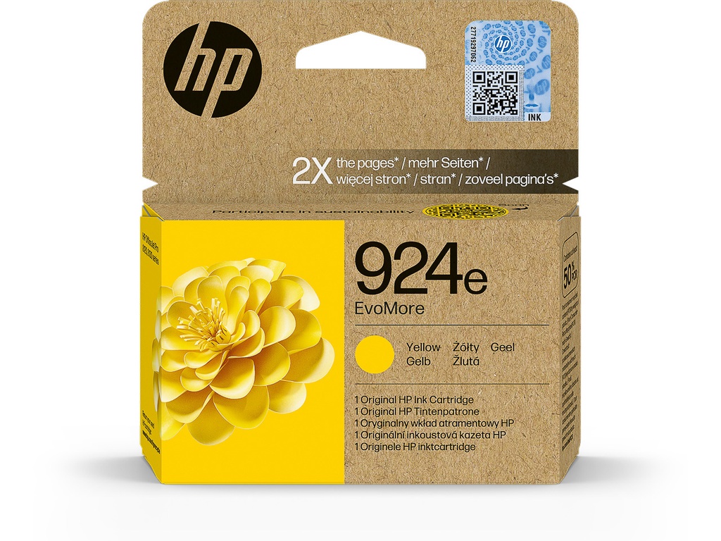 HP 924e EvoMore originele gele inktcartridge