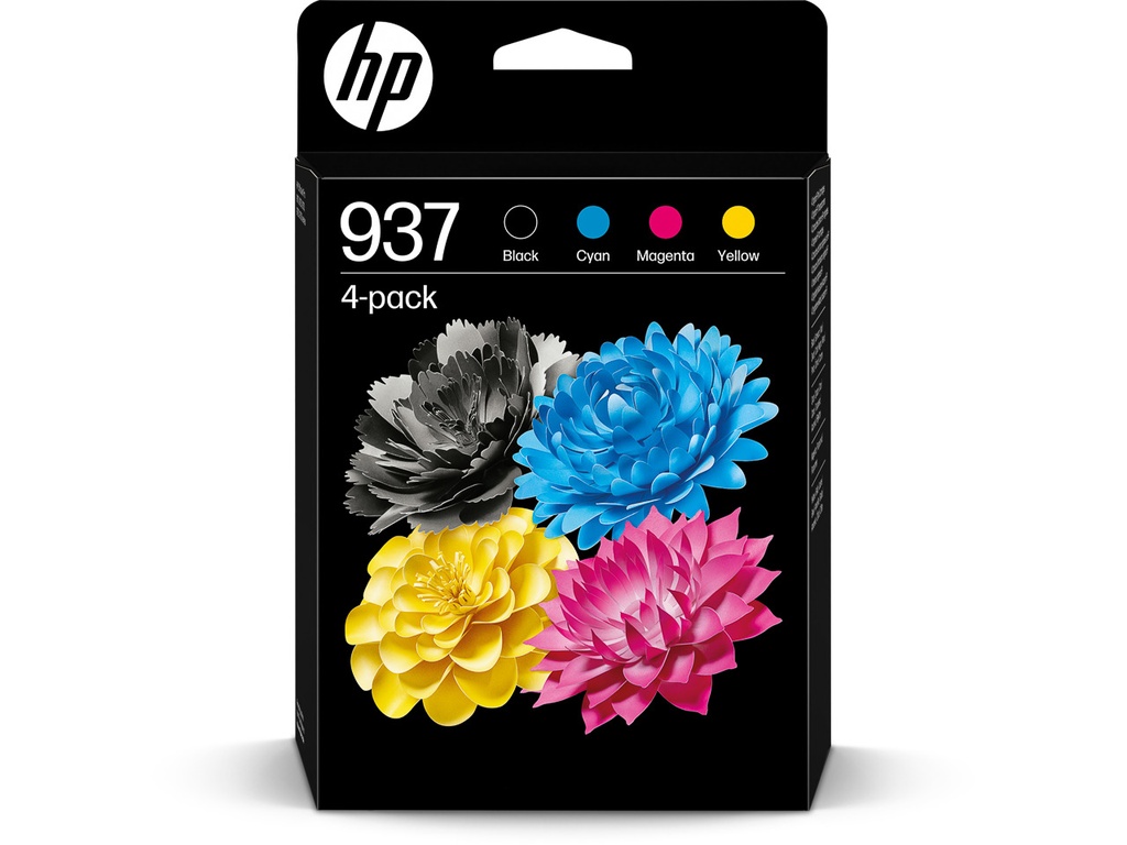HEWLETT PACKARD 6C400NE#LS1 HP 937 OJ PRO ink (4) cmyk