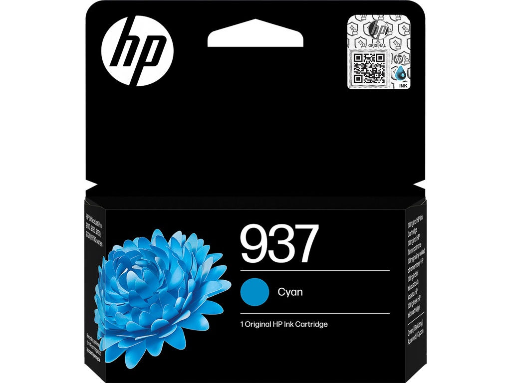 HP 937 originele cyaan inktcartridge