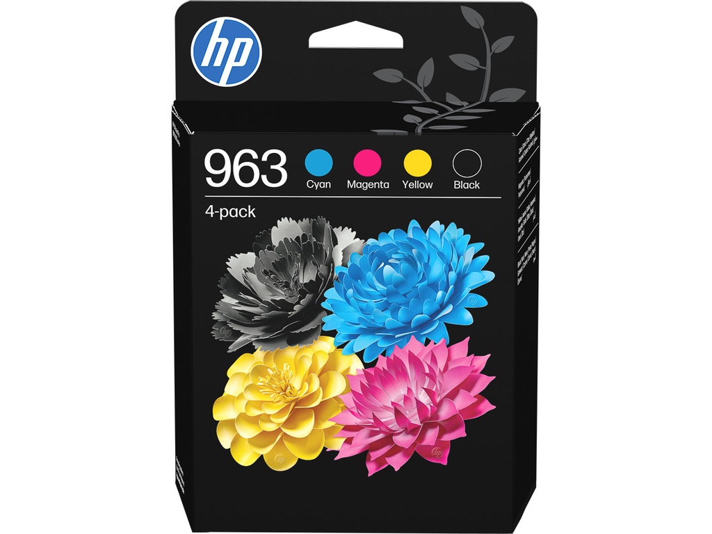 HEWLETT PACKARD 6ZC70AE#LS1 HP 963 OJ PRO ink (4) cmyk