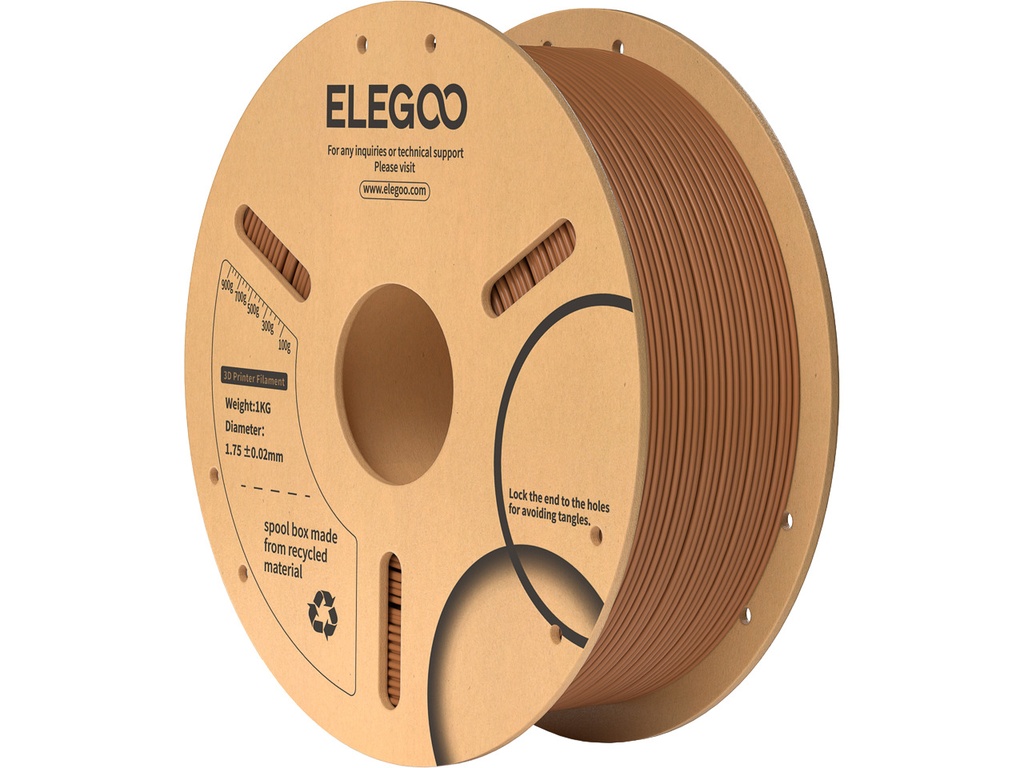 [109393440108] ELEGOO PLA 1,75mm BROWN 1kg