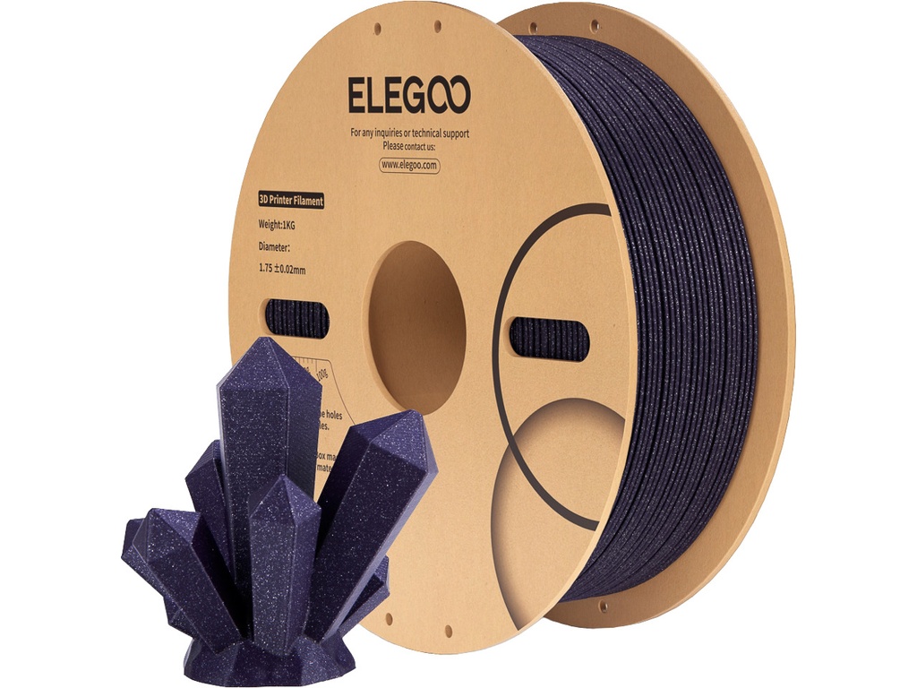 ELEGOO PLA SPECIAL 1,75mm SPARKLE BLACK 1kg