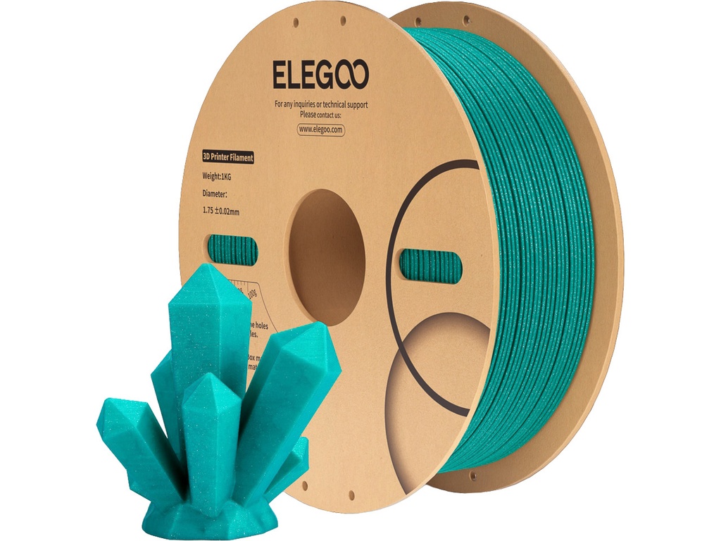[109393440132] ELEGOO PLA SPECIAL 1,75mm SPARKLE TURQUOISE 1kg