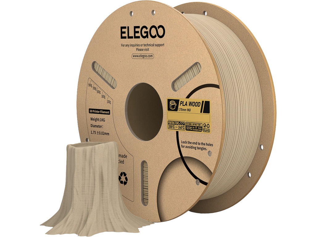 [109393440134] ELEGOO PLA SPECIAL 1,75mm OAK WOOD/LT BROWN 1kg