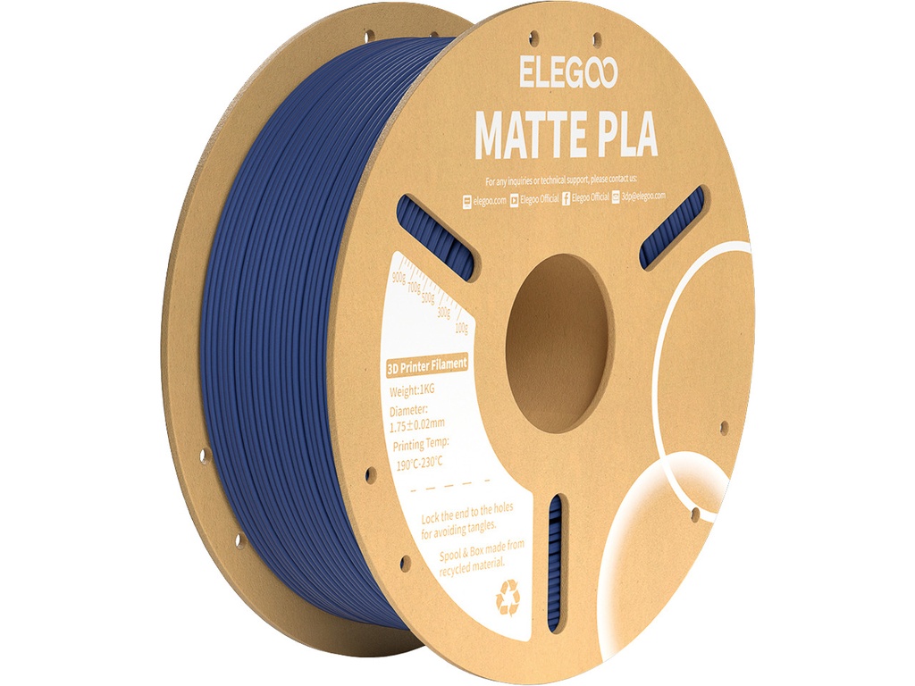ELEGOO PLA MATTE 1,75mm NAVY BLUE 1kg