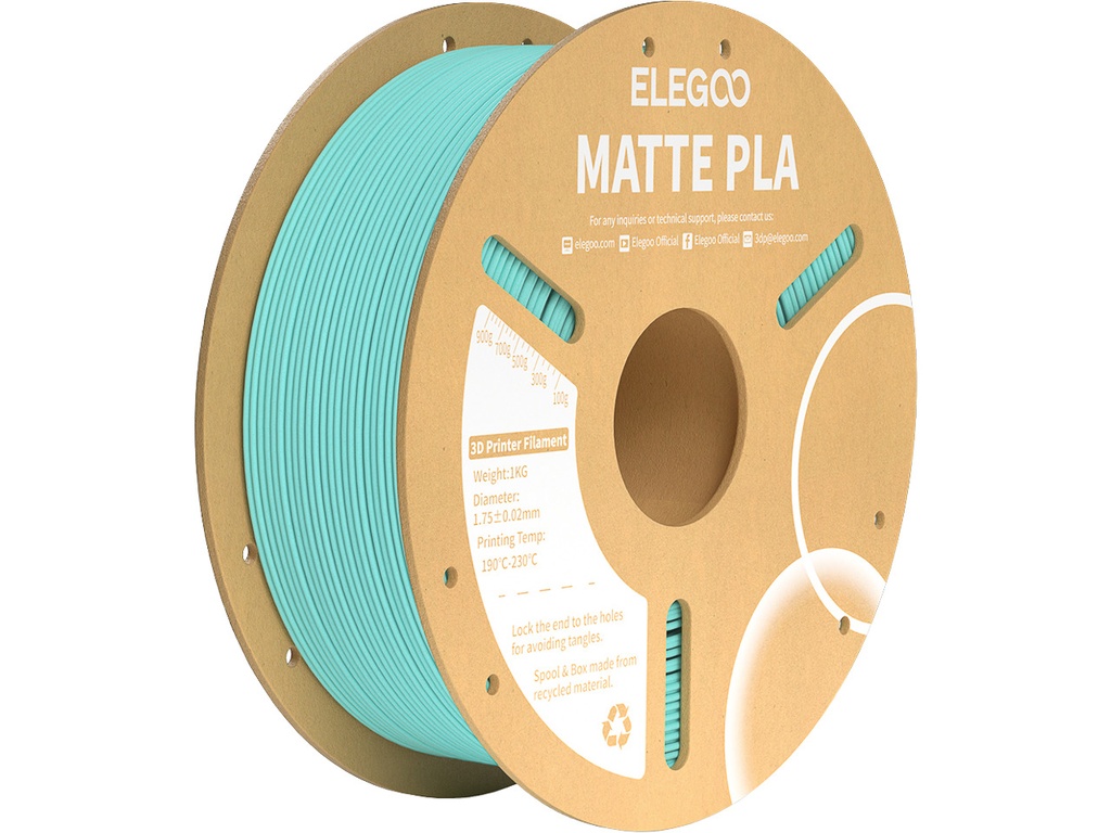 ELEGOO PLA MATTE 1,75mm TEAL GREEN 1kg