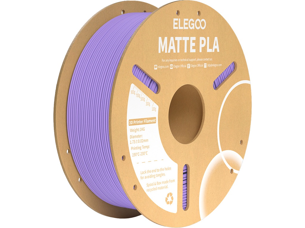 [109393440279] ELEGOO PLA MATTE 1,75mm LAVENDER PURPLE 1kg